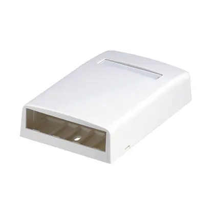 Low Price Surface Mount Box, 4 Port, Intl Gray