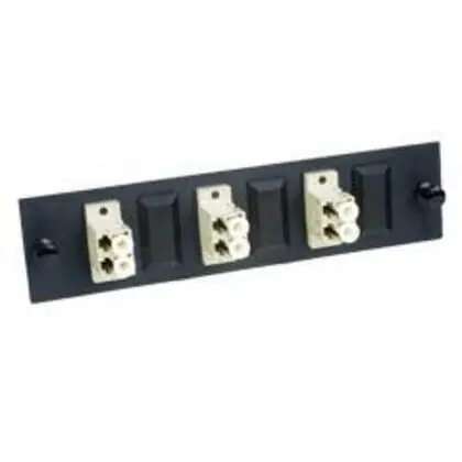 Today Only Adapter Plate, 6-Port, Dual LC, Single-mode, Ceramic Sleeve