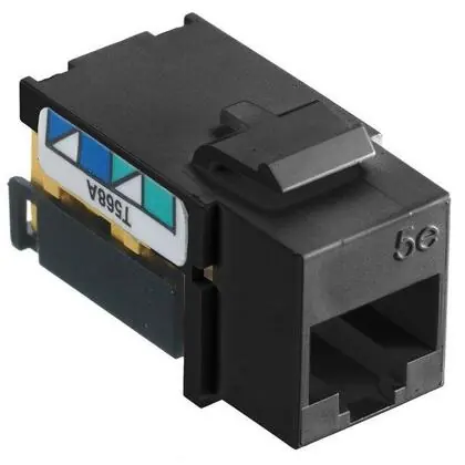 JACK, NSJ,CAT5E,8POS,UNI,A/B,BK Luxury