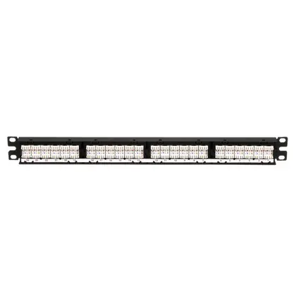 Fan Favorite Patch Panel, Cat 5e, 24 Port, 1 Unit Height, 19" Width, 8P8C, RJ45
