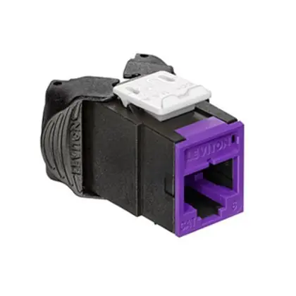 Atlas-X1 Cat 6A UTP QuickPort Connector, Purple Limited Offer
