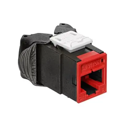 Atlas-X1 Cat 6A UTP QuickPort Connector, Crimson Limited Edition