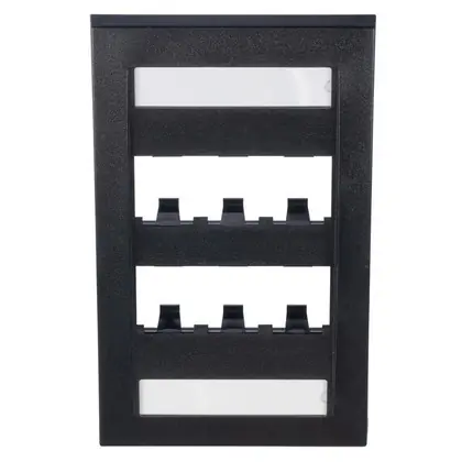Mini-Com®, Executive, Faceplate, 1-Gang, 1-Port, Black CFPE6BLYShare Print Get Yours