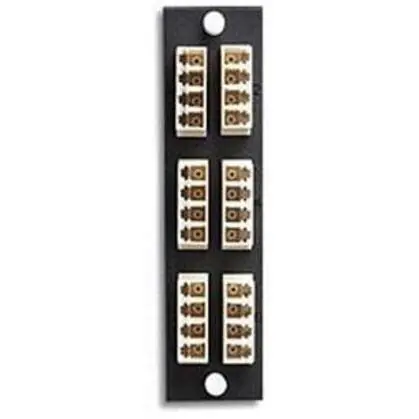 Adapter Plate, 24 Fibers, Black Cheap