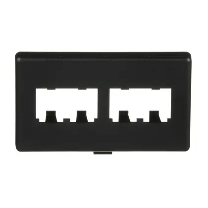 Certified FurnitureFaceplate,4Port,HM,BL,EA