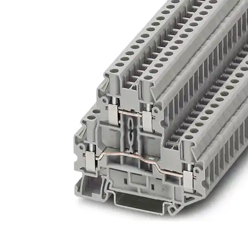 Worldwide Shipping Phoenix Contact 3044815 Double-level terminal block UTTB4 OG