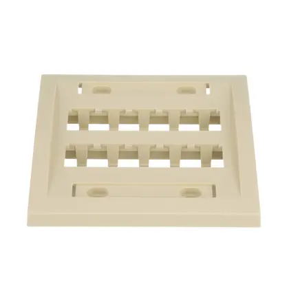 Latest Faceplate, 10 Port, Double Gang, Executi