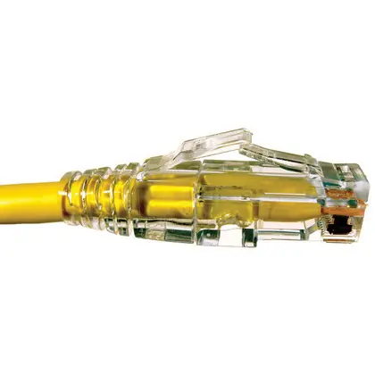 Strain Reliefs for EZ-RJ45 Pass-Through RJ45 Connectors, CAT6, Clear, 100/Jar Free Shipping