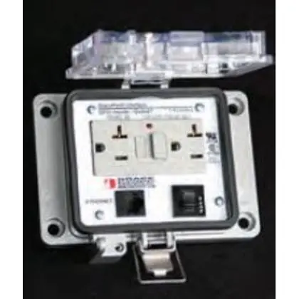 Programming Port, Cat6e, 15A, 120VAC GFCI, Size K, Type 4-IP65 Latest