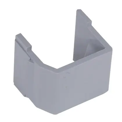 Blank Snap-Fit Connector, Keystone, Gray, 20 Per Pack Fast Shipping