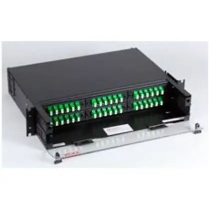 Cabinet, Rack Mount, 18 Port, 2RMU, 3 Adapter Plates, 24 Splice Buy Online