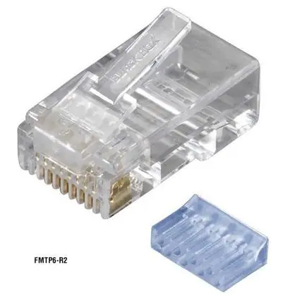 CAT6 Modular Plug - Unshielded, RJ45, 8-Wire, 10-Pack Modern