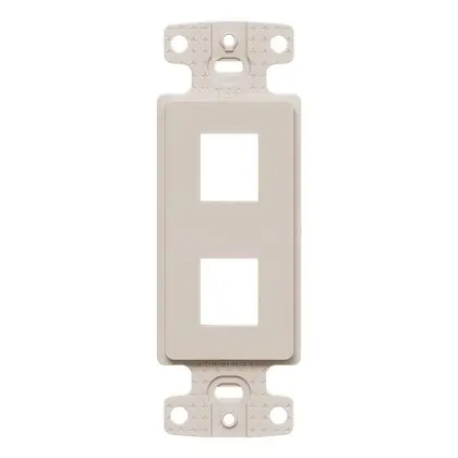 Flash Sale PLATE, DECORATOR KEYSTONE FRAME,2PORT,LA