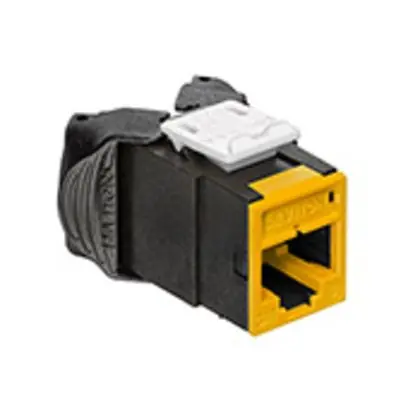 Atlas-X1 Cat 6A UTP QuickPort Connector, Yellow Cheap