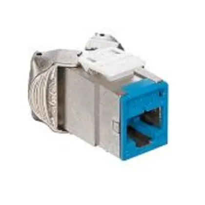 Atlas-X1 Cat 5e Shielded QuickPort Connector, Blue Professional Grade