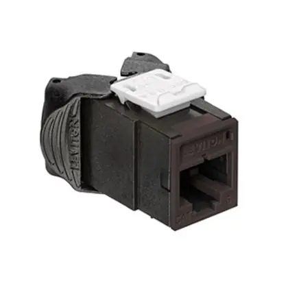 Atlas-X1 Cat 6A UTP QuickPort Connector, Brown Wholesale