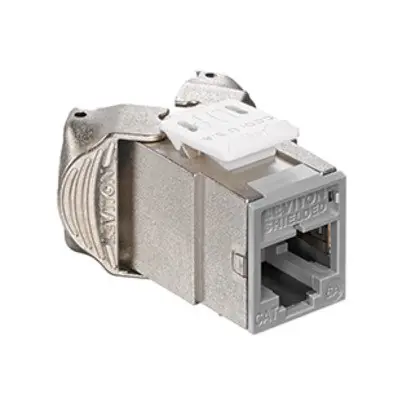 Atlas-X1 Cat 6A Shielded QuickPort Connector, Component-Rated, Grey Instant Buy