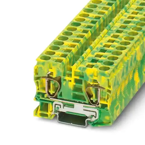 Authentic Phoenix Contact 3036136 Protective conductor terminal block ST 10-PE