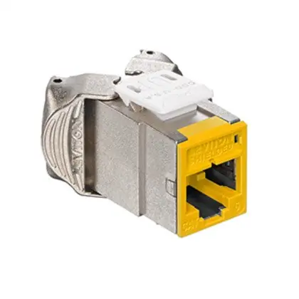 Atlas-X1 Cat 6 Shielded QuickPort Connector, Yellow Best Choice