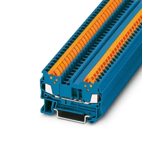 Authentic Phoenix Contact 3205022 Feed-through terminal block QTC 1,5 BU