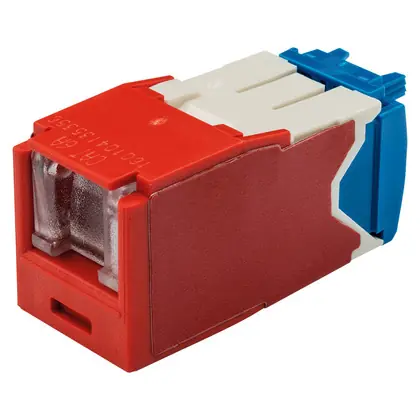 Last Chance Cat6A Spring Shuttered Jack, TG Style, R