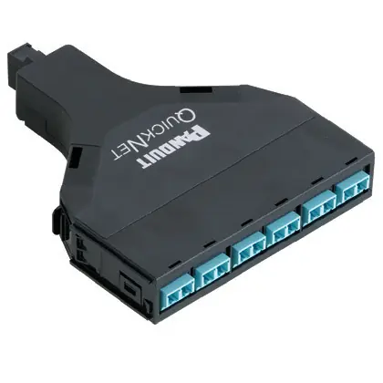 Get Yours LC Adapter, Fiber QuickNet, SFQ, MTP, OM3,6 LC Duplex, 12 Fiber
