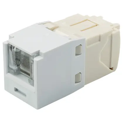 Hot Deal Cat6 Spring Shuttered Jack, TG Style, AW