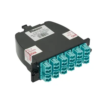 While Supplies Last LC Adapter, Fiber Cassette, OM3 10Gig, 50/125 um, Duplex, 24 Fiber