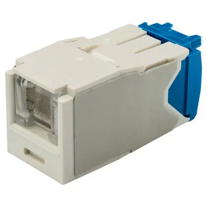 Fresh Stock Cat6A Spring Shuttered Jack, TG Style, I