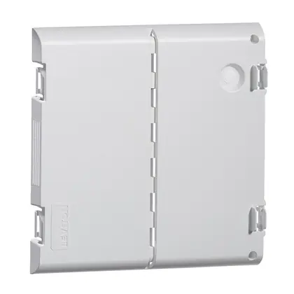14" Vented Hinged Door, Plastic, White Express Delivery