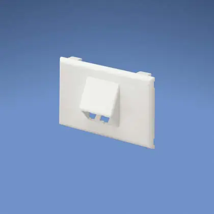 Horizontal Sloped Mini-Com Module Faceplate Limited Time