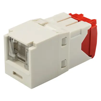 Cat 5e Spring Shuttered Jack, TG Style Price Cut