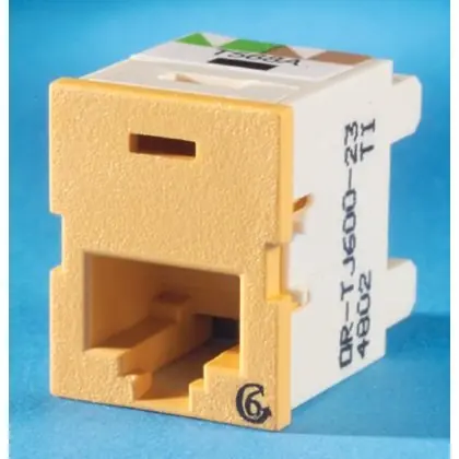 Worldwide Shipping TRACJACK,C6,CLARITY,T568A/B FLUSH,LT ORA
