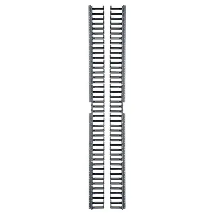 Budget 45RU Finger Bracket Kit, Black