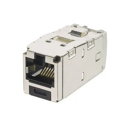 Mini-Com Keyed Module, Cat 6A, Shielded Last Chance