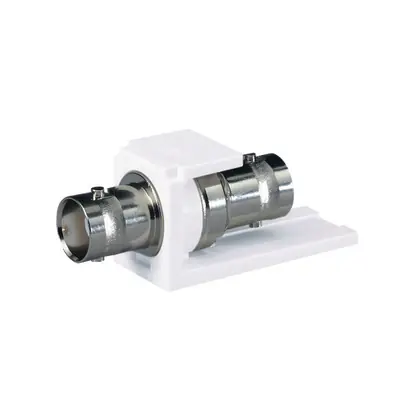 Coax Coupler Module, BNC,Arctic White Budget
