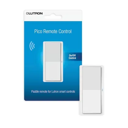 Pico Paddle Remote for Caseta White Smart Remote Control, White Get Yours