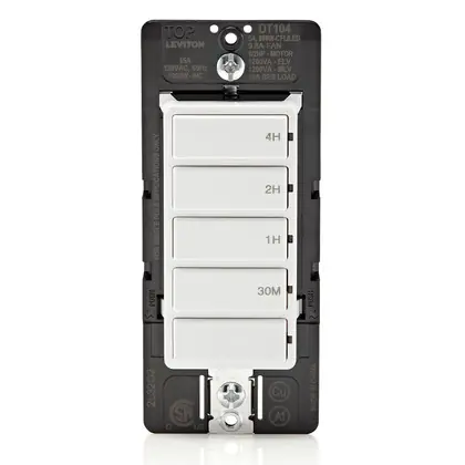 15A Decora In-Wall Timer, 4-Hour Fan Favorite