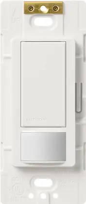 Worldwide Shipping Vacancy Sensor Switch Dimmer, 5A, Maestro, White