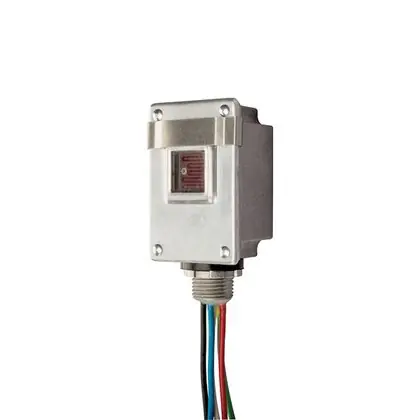 Viral Photocontrol, 1/2", Stem Type, Aluminum, 120/240V