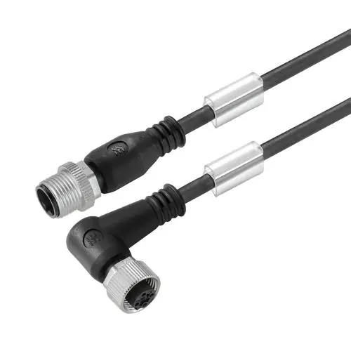 Luxury Weidmuller 9457270090 Sensor-Actuator Cable - Black, 0.9 m