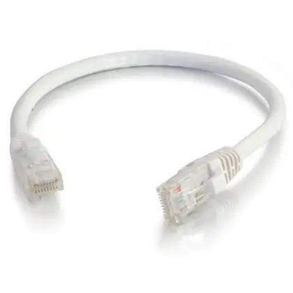Patch Cord 4 Pair / 24 AWG CM CAT6 RJ45 White 5' Get Yours