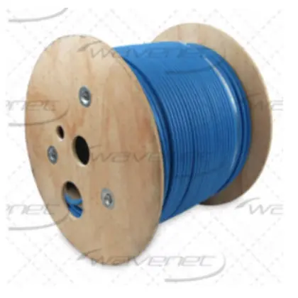 CAT6A Network Cable, 23AWG 4 Pair 10G UTP CMP, Blue High Quality