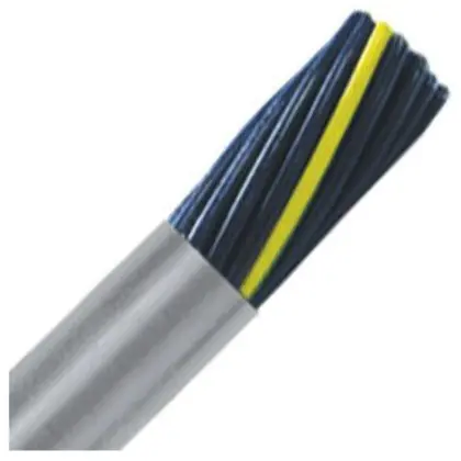 Bargain Unshielded Multiconductor Cable, 20 AWG, 12 Conductor, Gray