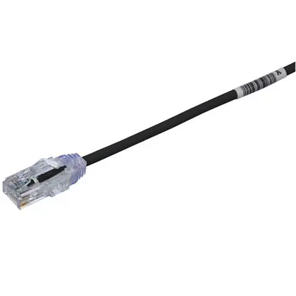 Category 6 UTP Copper Patch Cord, Black, 6 Feet, 28 AWG Authentic