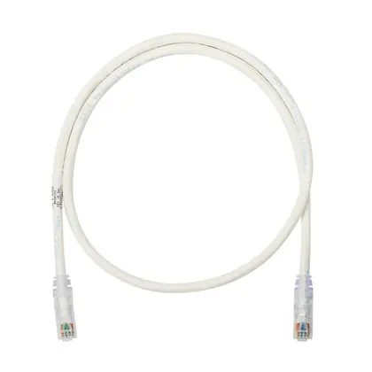 Category 6 Patch Cord, Tangle-Free Latch, Off-White, 14' Length Final Sale