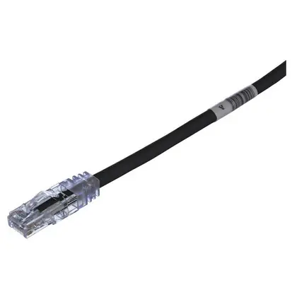 Category 6 UTP Copper Patch Cord, 24 AWG, Black, 10 Feet Buy Today