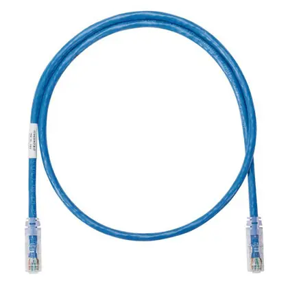 Category 6 Patch Cord, Tangle-Free Latch, Blue, 1' Length Low Price