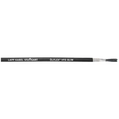 Bargain Reduced Diameter VFD Cable, Stationary, 14/4, Black, Shielded
