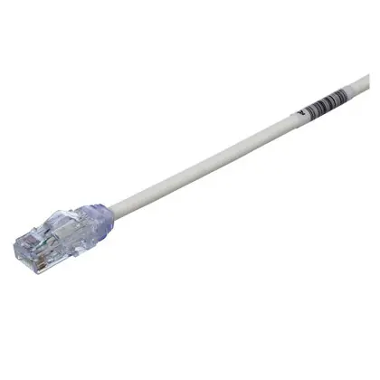 Limited Time Category 6 UTP Copper Patch Cord, 10GB, 28 AWG, Off-White, 20 Feet